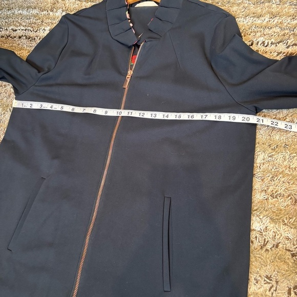 Soft Surroundings Large Philomena Jacket Ruffle Neck Black - Picture 11 of 14